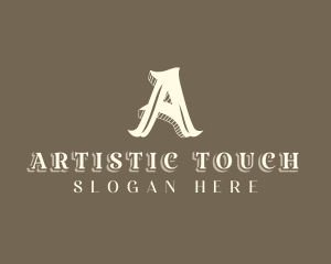 Stylist  Designer Boutique Letter A logo design