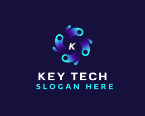 Digital Spiral Technology logo design