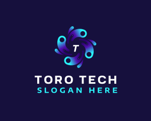 Digital Spiral Technology logo design