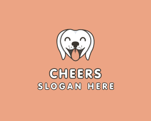 Cute Happy Dog Logo