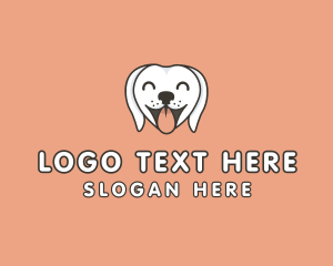 Pet Shop - Cute Happy Dog logo design