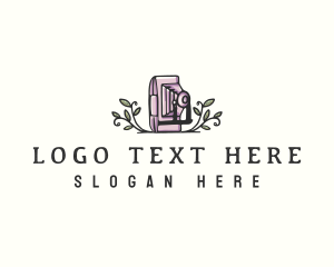 Vlogger - Antique Camera Photographer logo design