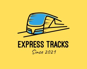 Train - Express Train Railway logo design