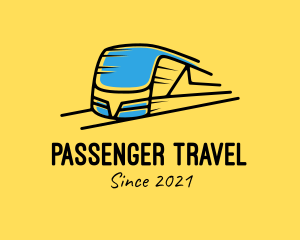 Passenger - Express Train Railway logo design
