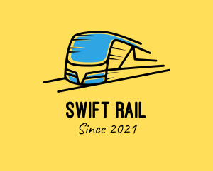 Rail - Express Train Railway logo design