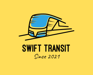Transit - Express Train Railway logo design