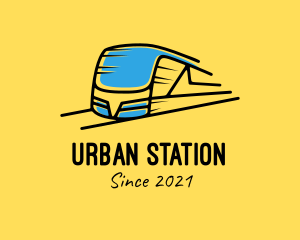 Station - Express Train Railway logo design