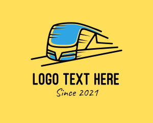 Transit - Express Train Transport logo design