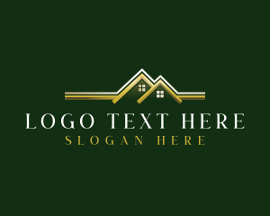 Architect - Luxury Roofing Builder logo design