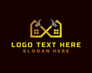 Loop - House Maintenance Hammer logo design