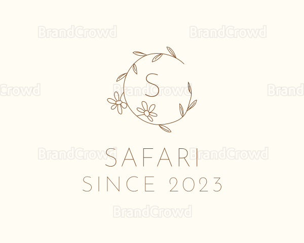 Floral Spring Garden Logo