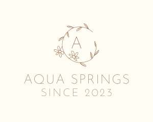 Floral Spring Garden logo design