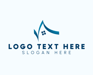 Mortgage - Realty House Roofing logo design
