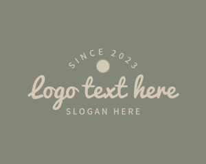 Handwritten - Simple Handwritten Cursive logo design