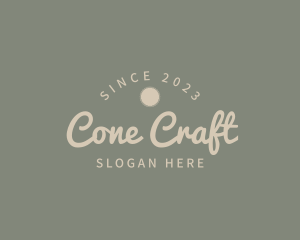 Simple Handwritten Cursive logo design