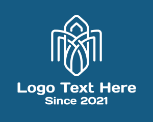Procurement - White Letter M Company logo design