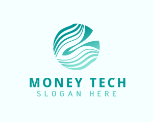 Fintech - Gradient Wave Fintech logo design