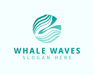 Gradient Wave Fintech logo design