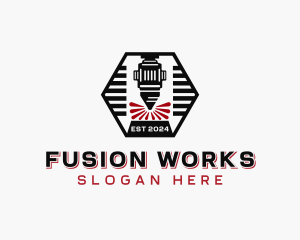 Laser CNC Automation logo design