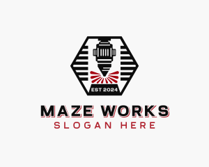 Laser CNC Automation logo design