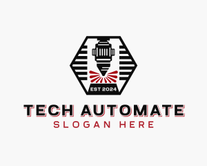 Laser CNC Automation logo design