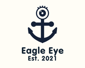 Kiddie Eye Anchor  logo design