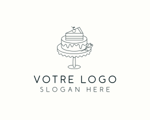 Cake Dessert Baker Logo