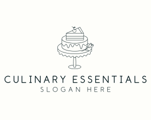 Cake Dessert Baker logo design