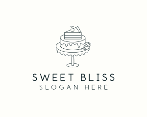 Cake Dessert Baker logo design