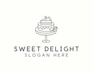 Cake Dessert Baker logo design