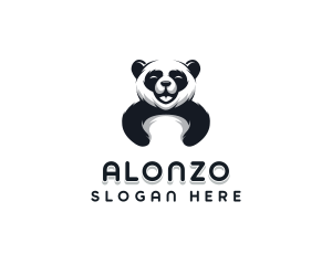 Panda Animal Bear logo design