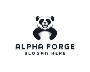 Panda Animal Bear logo design