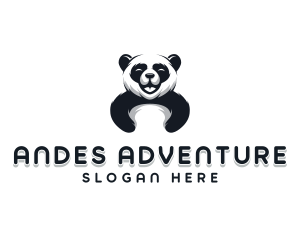 Panda Animal Bear logo design