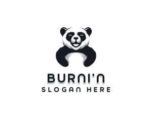 Panda Animal Bear logo design