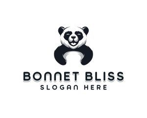 Panda Animal Bear logo design