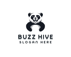 Panda Animal Bear logo design