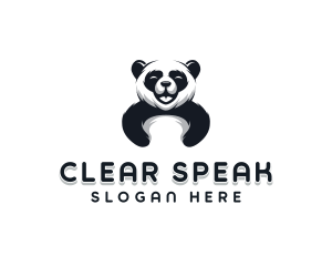 Panda Animal Bear logo design