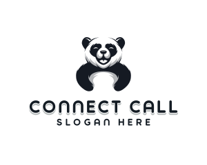 Panda Animal Bear logo design