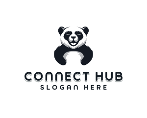 Panda Animal Bear logo design