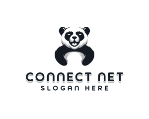 Panda Animal Bear logo design