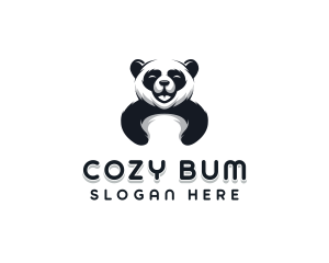 Panda Animal Bear logo design