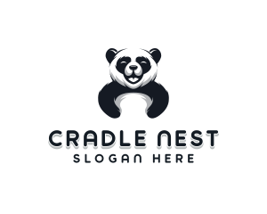 Panda Animal Bear logo design