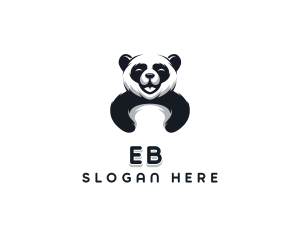 Lazy - Panda Animal Bear logo design