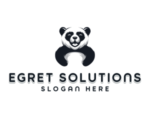 Panda Animal Bear logo design