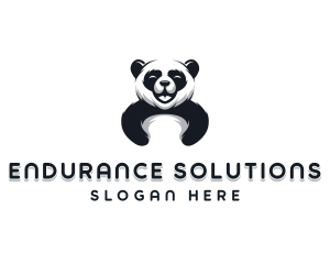 Panda Animal Bear logo design