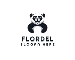 Panda Animal Bear logo design