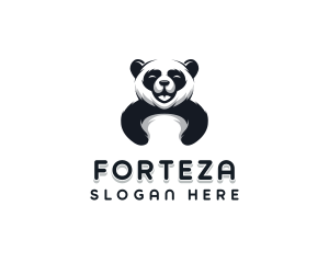 Panda Animal Bear logo design