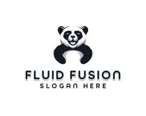 Panda Animal Bear logo design