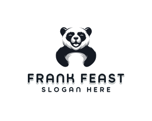 Panda Animal Bear logo design