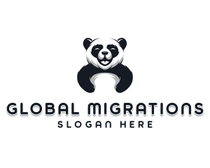 Panda Animal Bear logo design